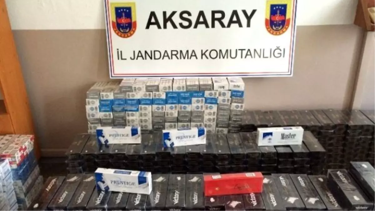 Jandarma Otobüste 16 Bin Paket Sigara Ele Geçirdi