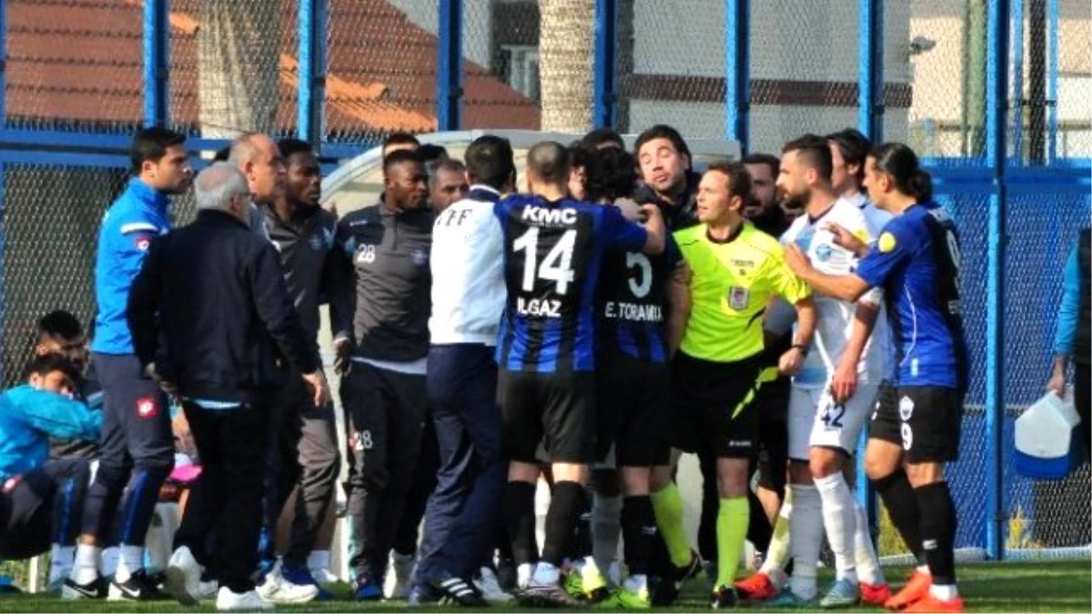 Adana Demirspor - Kayseri Erciyesspor Maçında Kavga Çıktı