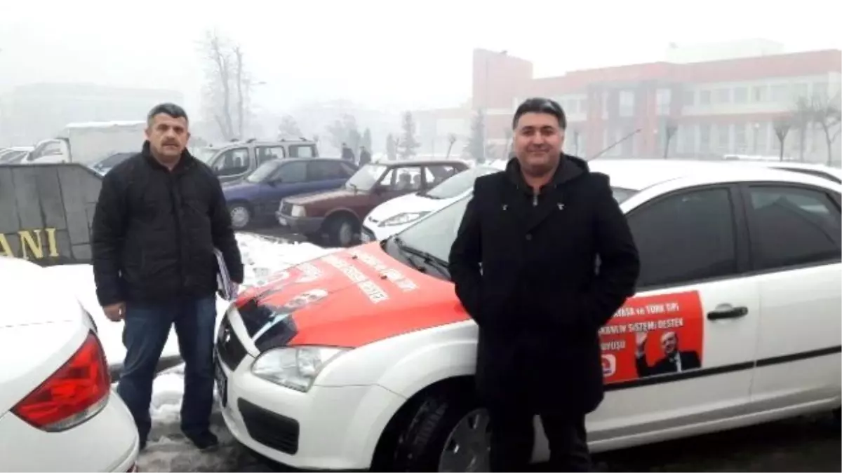 Başkanlık Sistemi İçin Topladıkları İmzalar ile Ankara Yoluna Çıktılar