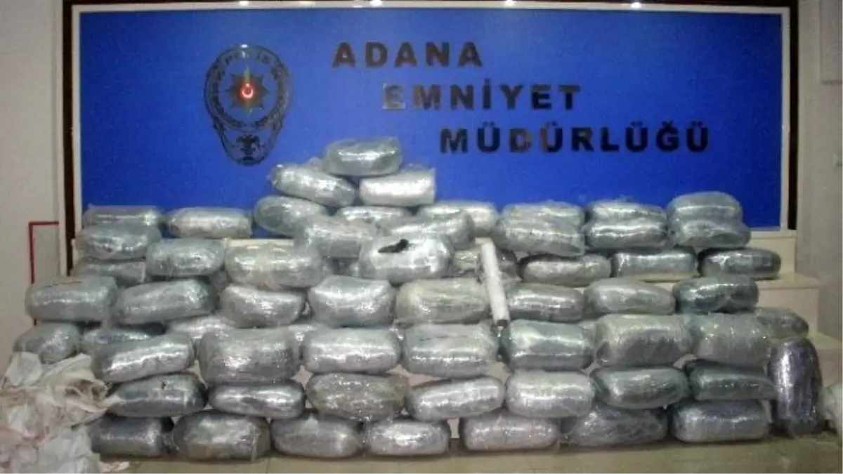 Adana\'da 345 Kilo Esrar Ele Geçirildi