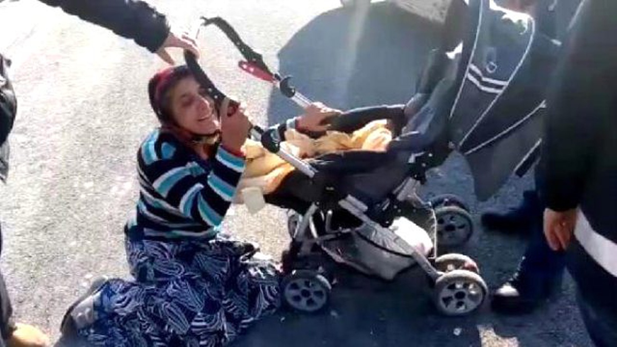 Dilenci Kadın, Çığlık Atarak Zabıtaya Direndi