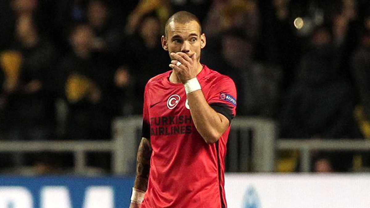 Galatasaray'da Sneijder'e Bundan Sonra Prim Yok