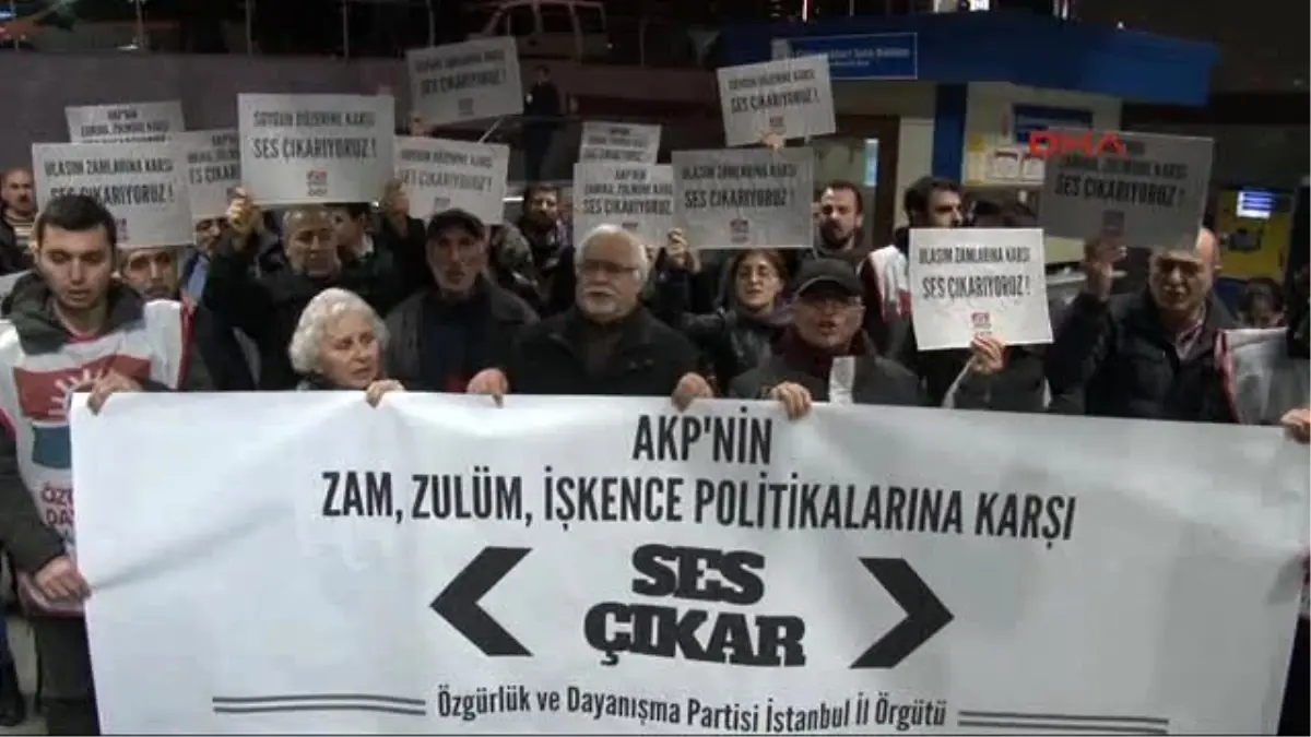 Ödp\'den Ulaşım Zammı Protestosu?