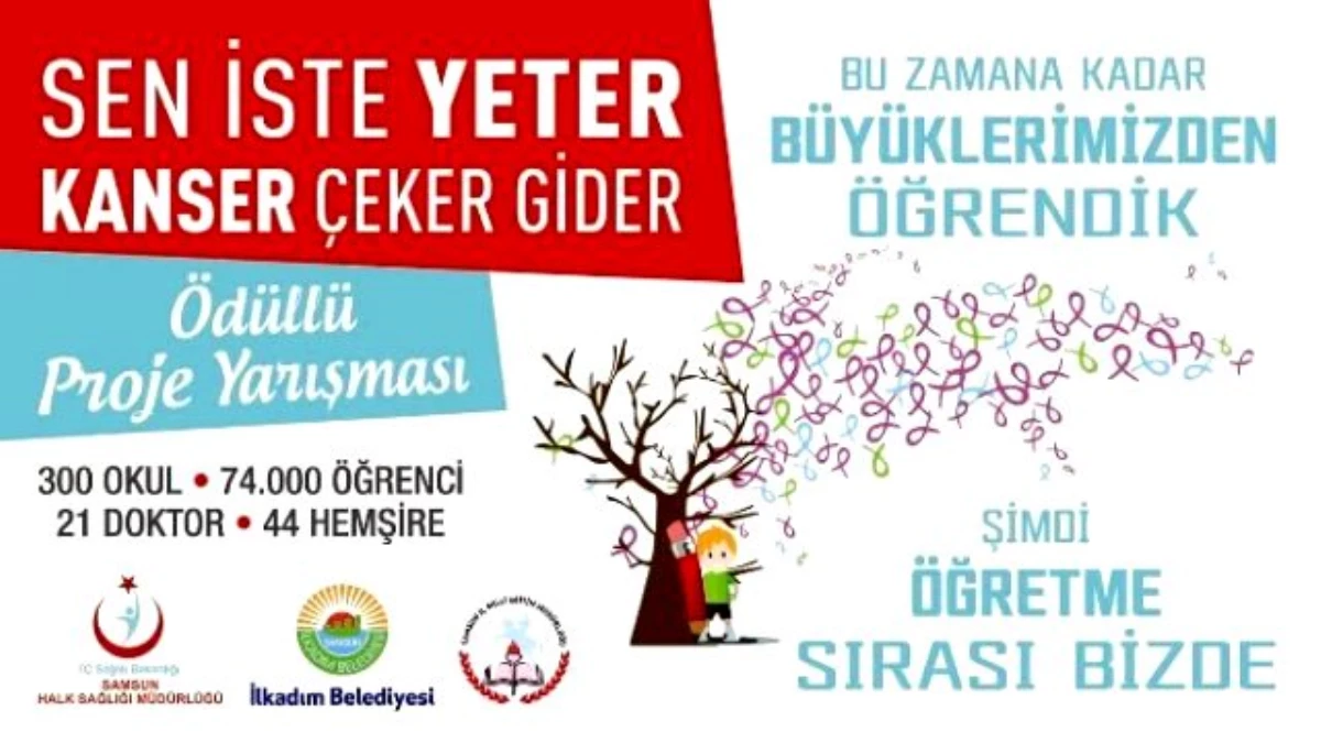 Sen İste Yeter, Kanser Çeker Gider" Ödüllü Proje Yarışması