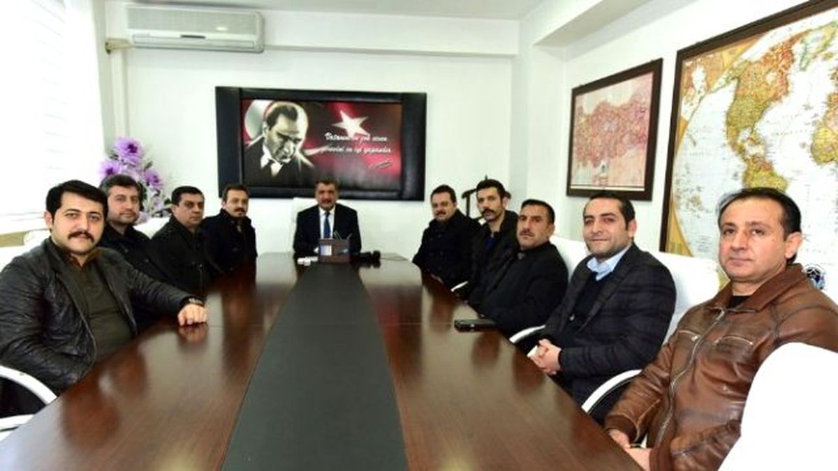 Askon Malatya Şube Yönetimi, Başkan Gürkan\'ı Ziyaret Etti