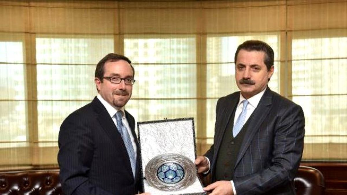 Bakan Çelik, ABD\'nin Ankara Büyükelçisi Bass\'ı Kabul Etti