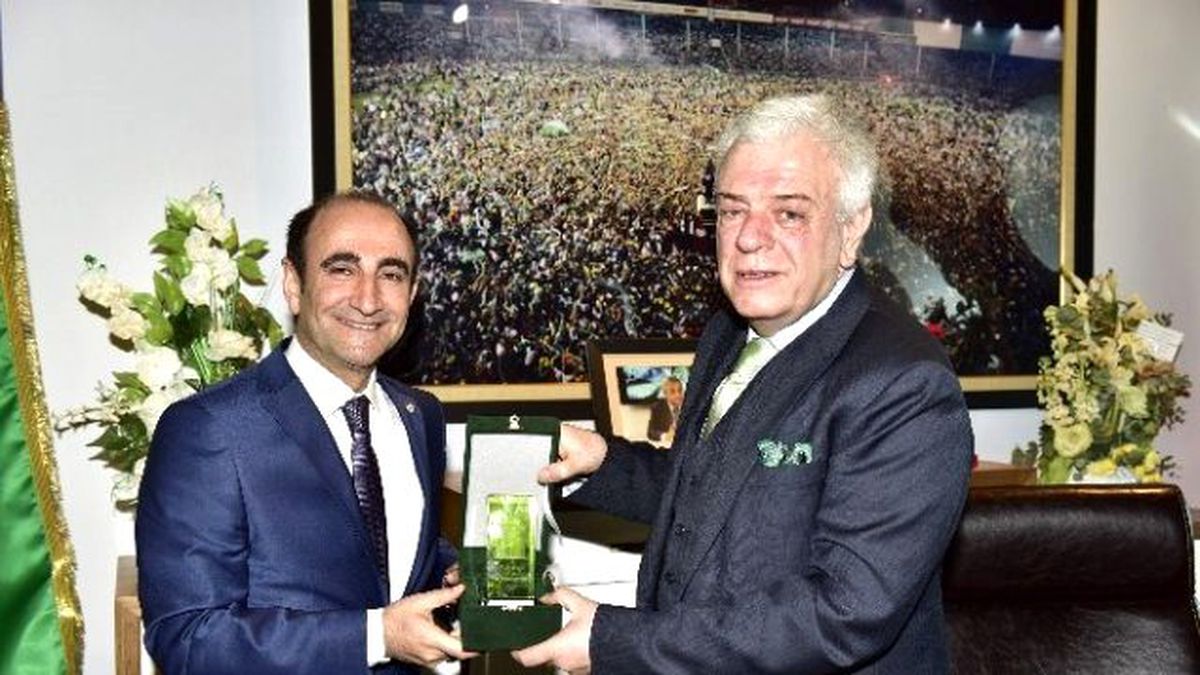 Başkan Edebali\'den Bursaspor Yönetimine Ziyaret