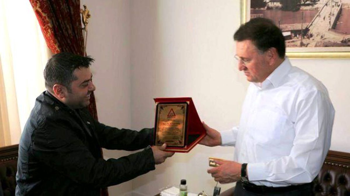Bisikletliler Derneği\'nden Başkan Savaş\'a Nezaket Ziyareti