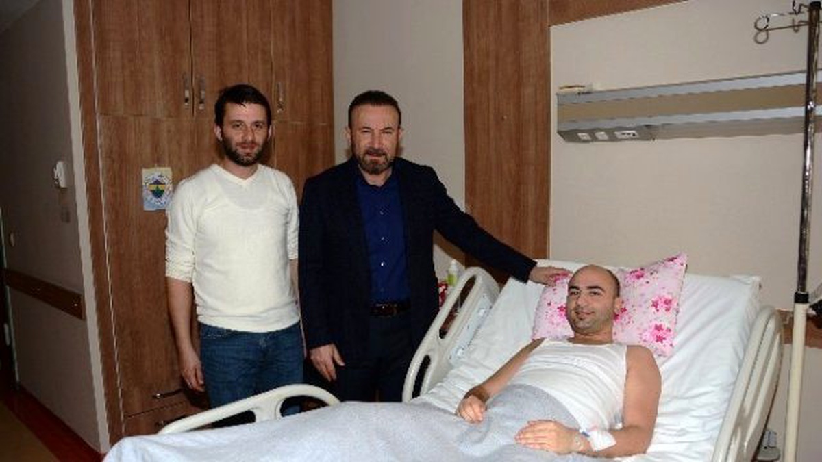 Doğan\'dan MHP\'li Sarıkaya\'ya Geçmiş Olsun Ziyareti