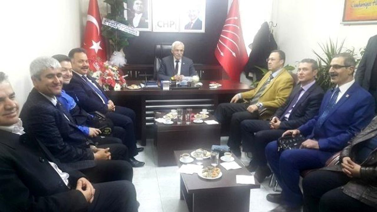 Emniyet Müdürü Salmaner\'den, CHP\'ye Ziyaret