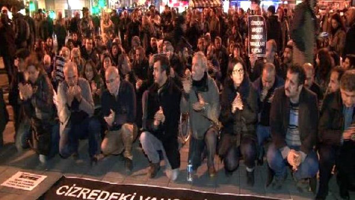Kadıköy\'de \'Cizre\' Eylemi...