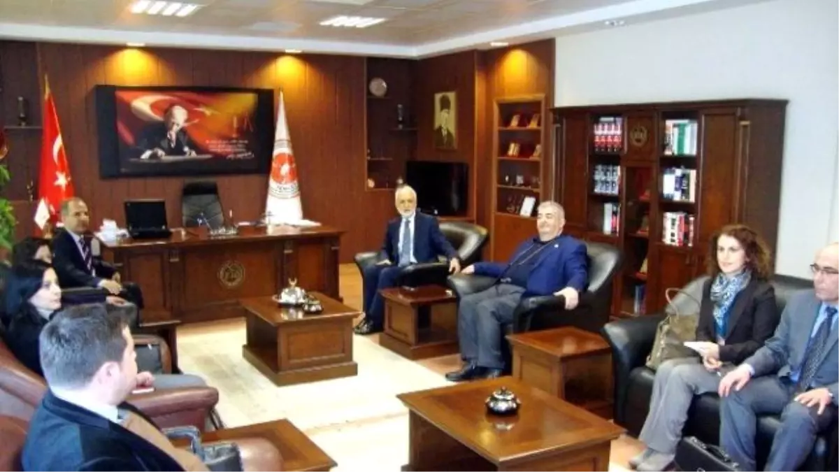 Kamu Denetçileri Adliyeye Ziyarette Bulundular