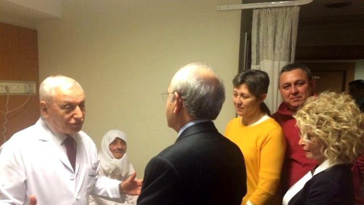 Kılıçdaroğlu, Başkan Kurt\'un Ablasını Hastanede Ziyaret Etti