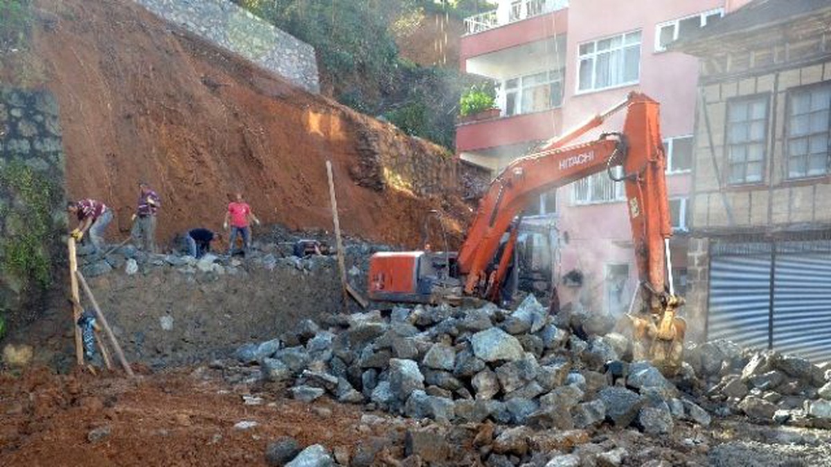 Trabzon Büyükşehir Belediyesi 2015 Yılında İstinat Duvarı İnşaatlarına 3 Milyon 29 Bin TL Harcadı