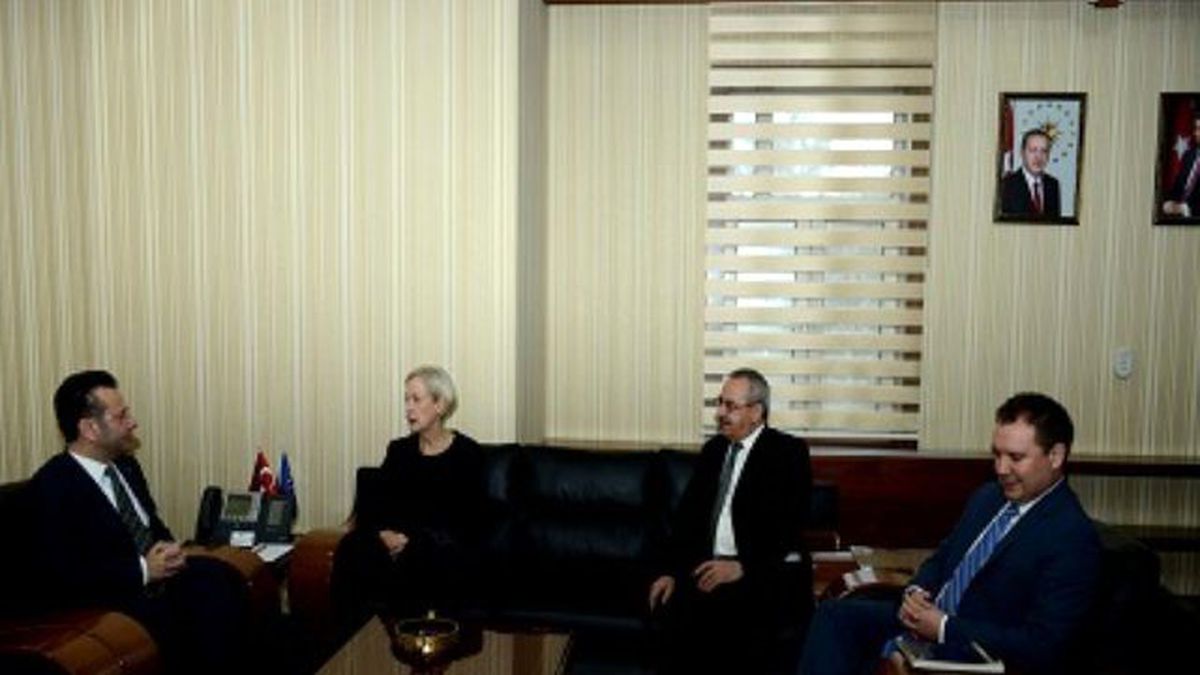 Vali Aksoy, ABD Başkonsolosunu Kabul Etti