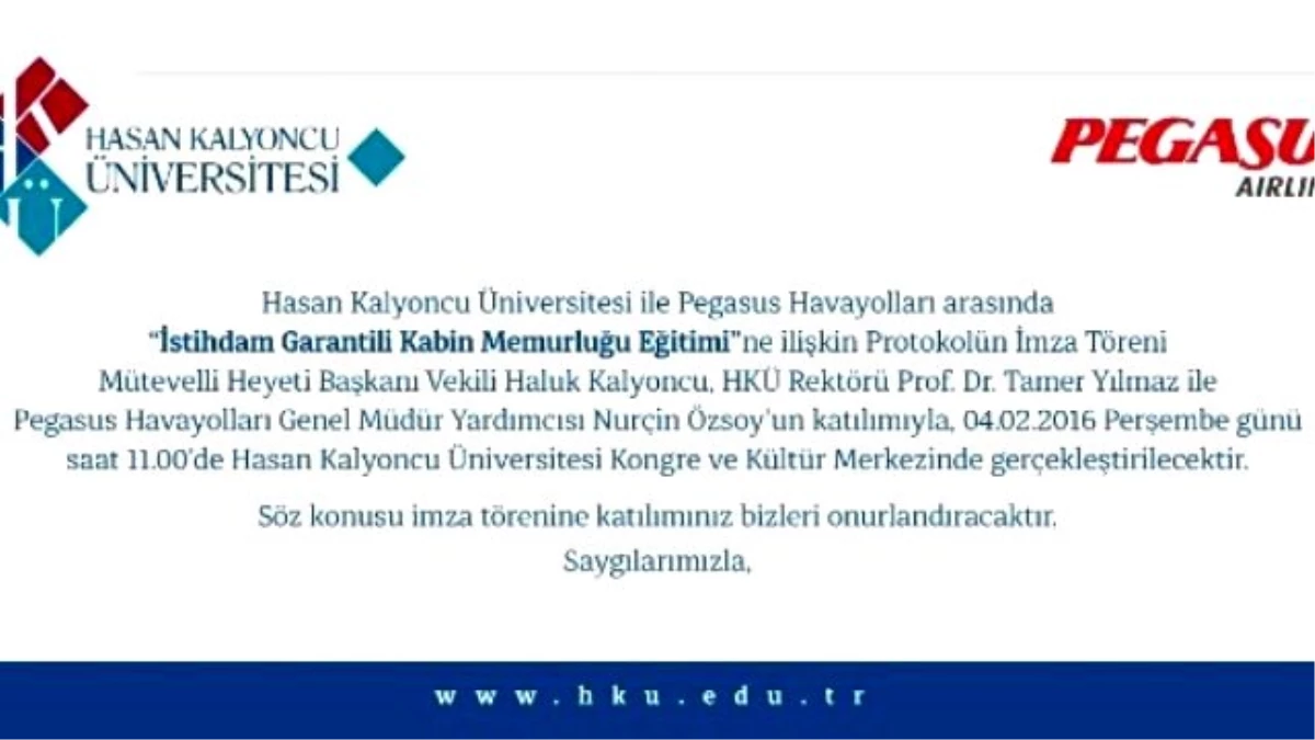 Hasan Kalyoncu Üniversitesi Gökyüzüne de İmza Atacak