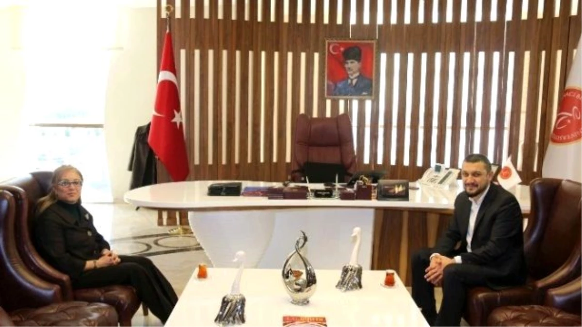 Milletvekili Mustafa Açıkgöz Rektör Kılıç\'ı Ziyaret Etti
