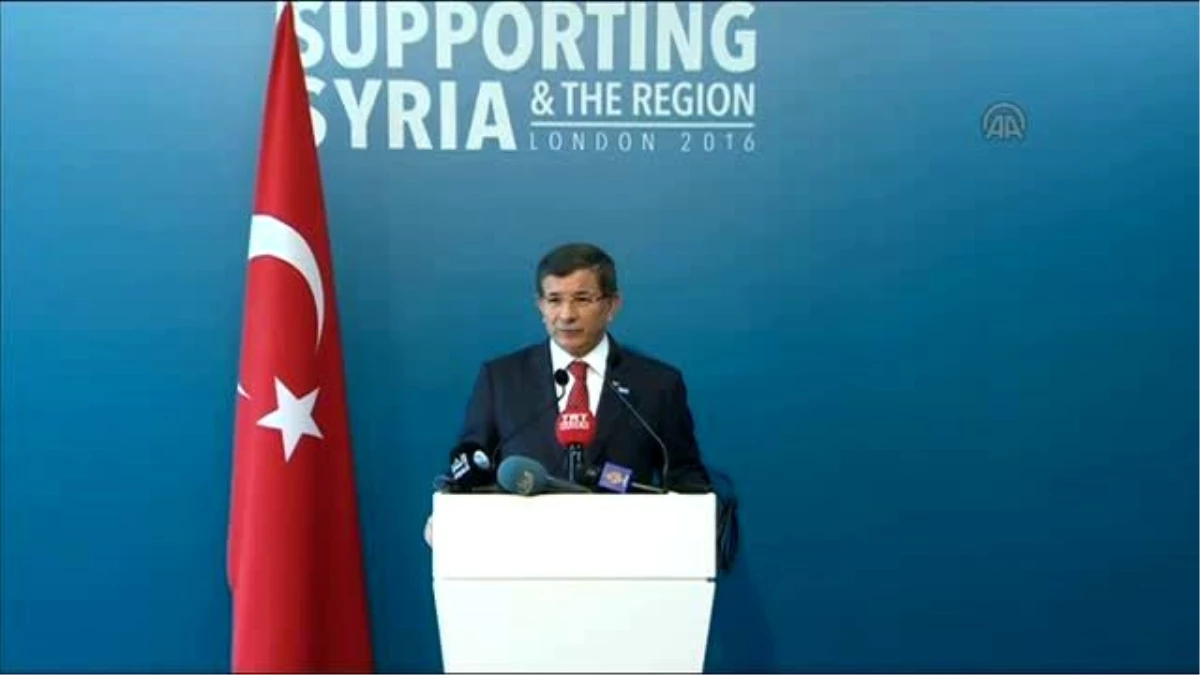 Başbakan Davutoğlu: "Esed Rejimine Destek Verenler Rejimle Aynı Savaş Suçlarını İşlemektedir"