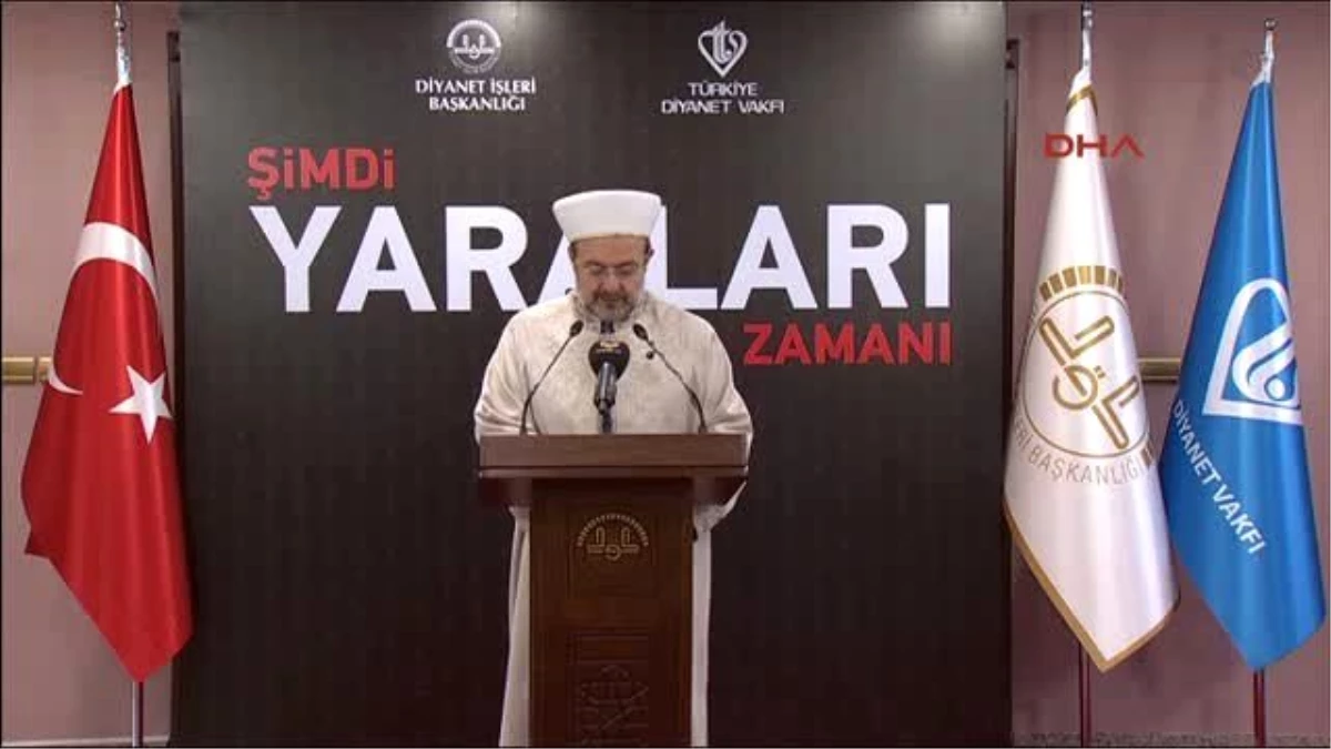 Diyanet İşleri Başkanlığı \'Şimdi Yaraları Sarma Zamanı\' Başlığı Altında Yardım Kampanyası Başlattı 2