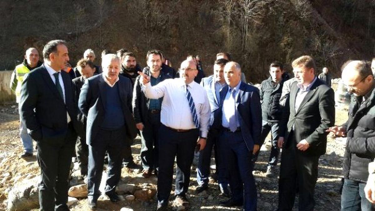 Yağlıdere\'deki Heyelana DSİ\'den Anında Müdahale