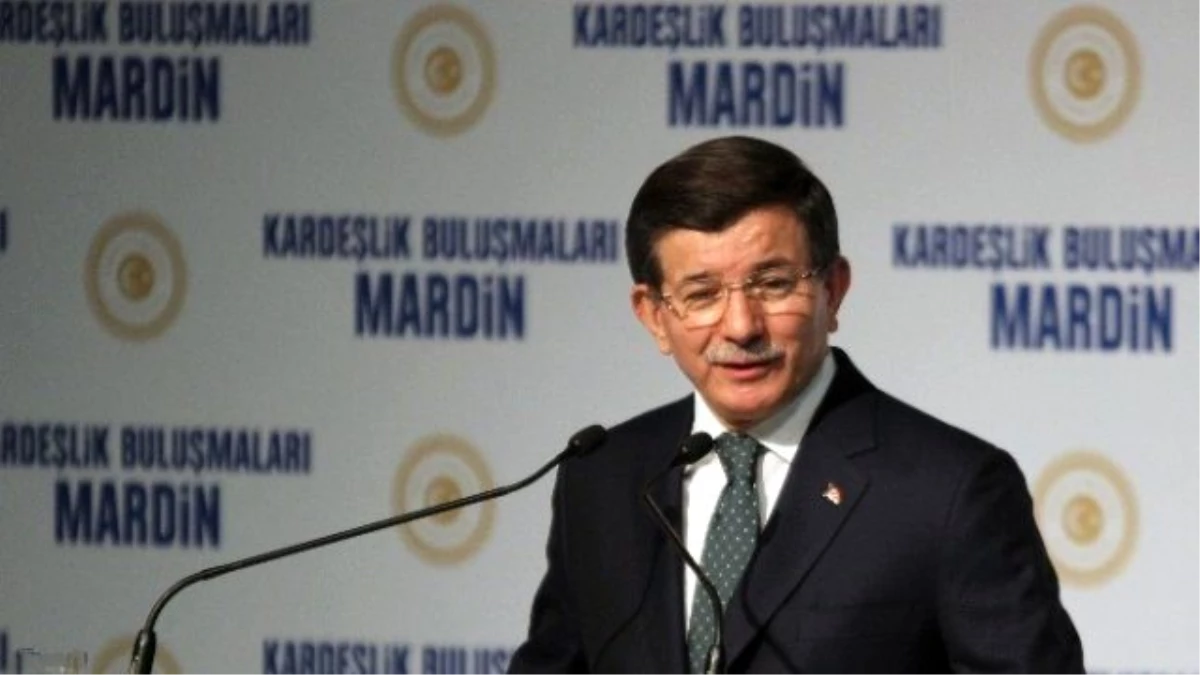 Başbakan Davutoğlu Mardin\'de