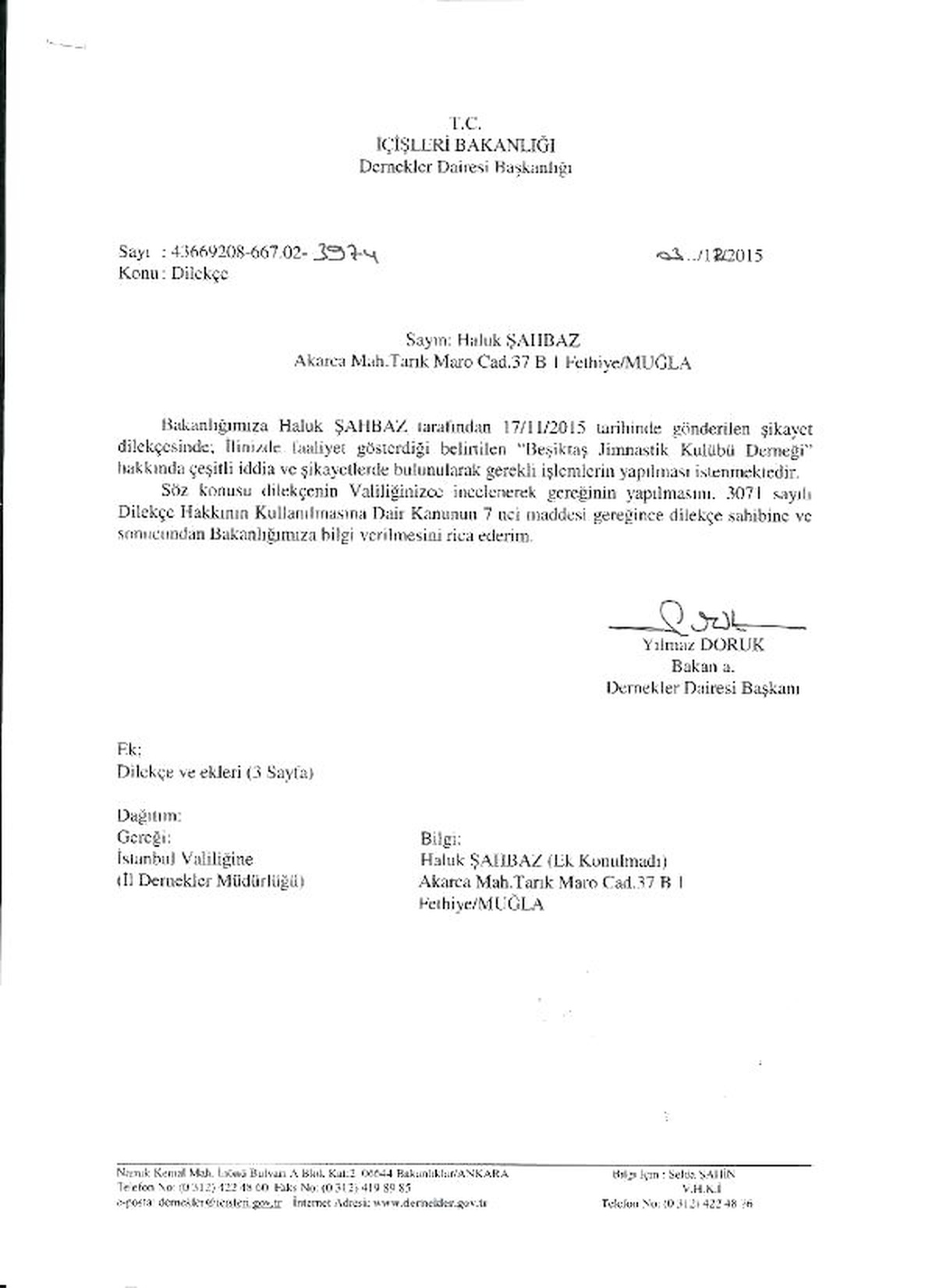 Beşiktaş\'ın Eski Genel Sekreteri ve Divan Kurulu Üyesi Kulübün Eski Başkanının Peşini Bırakmıyor