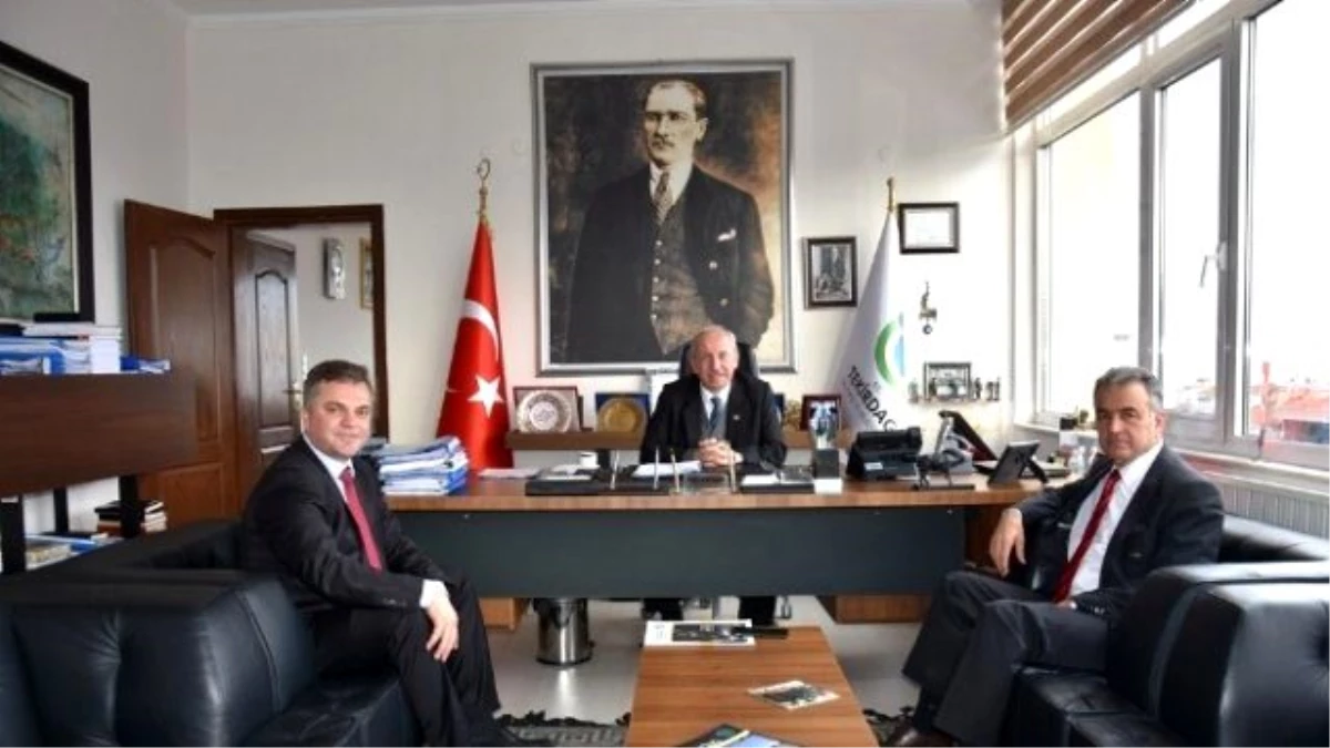 CHP Kırklareli Milletvekili Turabi Kayan\'dan Başkan Albayrak\'a Ziyaret