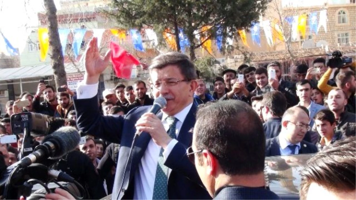 Mardinlilerden Davutoğlu\'na Sevgi Seli