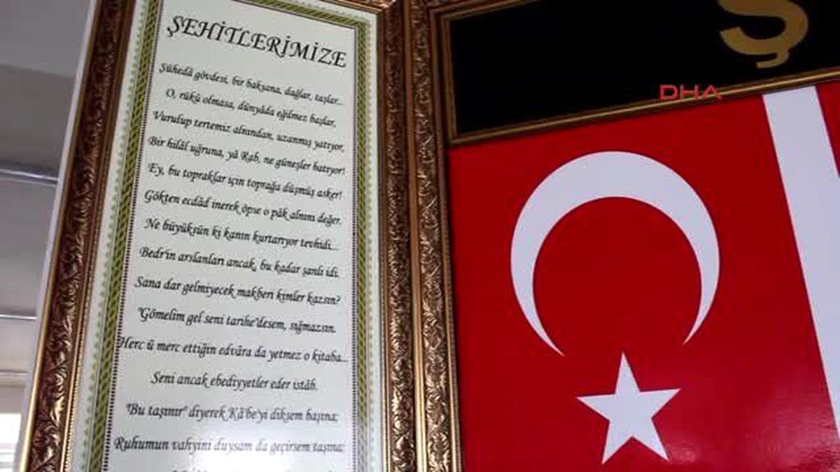 Iğdır Emniyet Müdürlüğü\'nde 14 Şehit İçin Özel Köşe