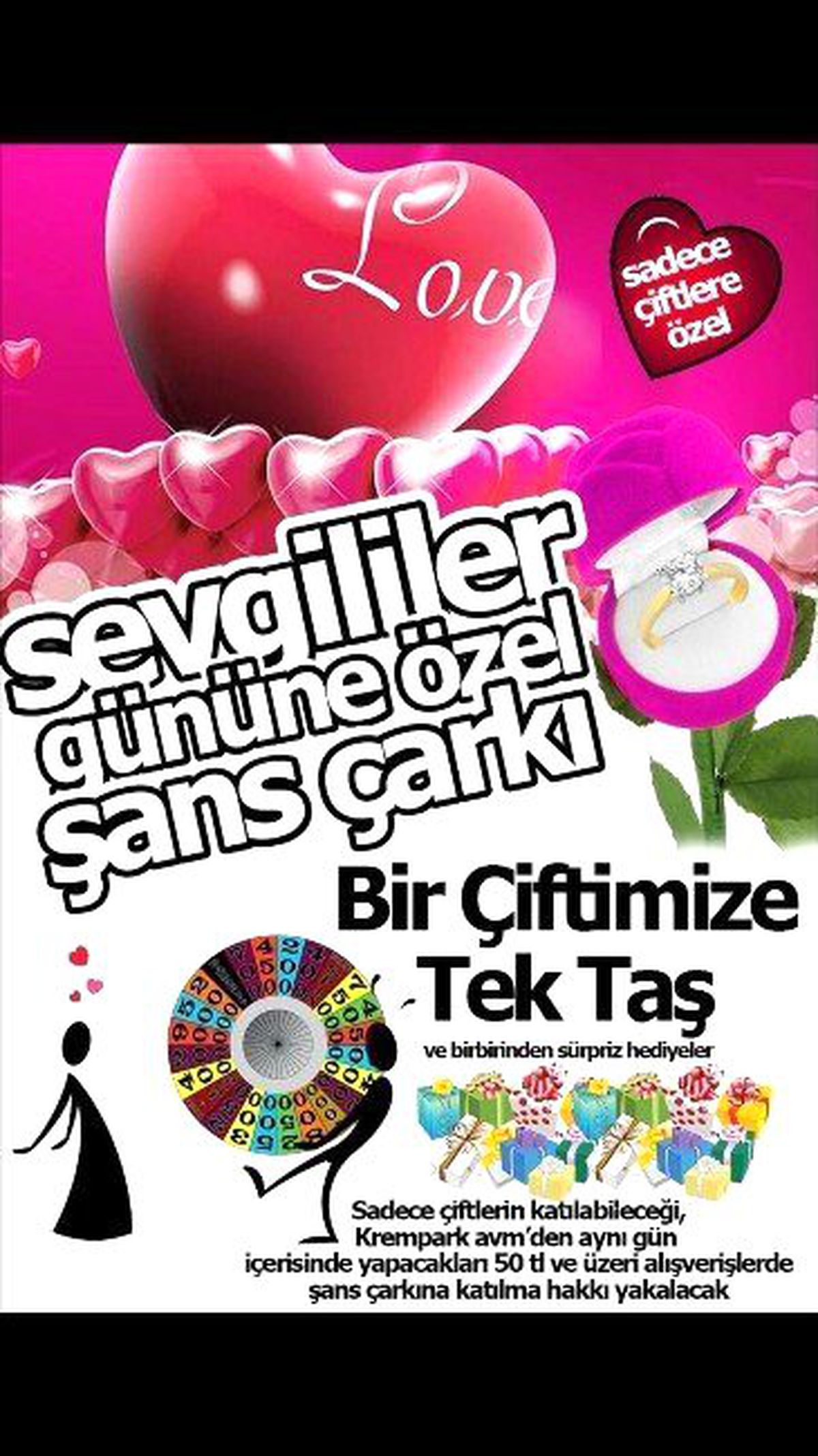 Şans Çarkı Sevgililer İçin Dönüyor