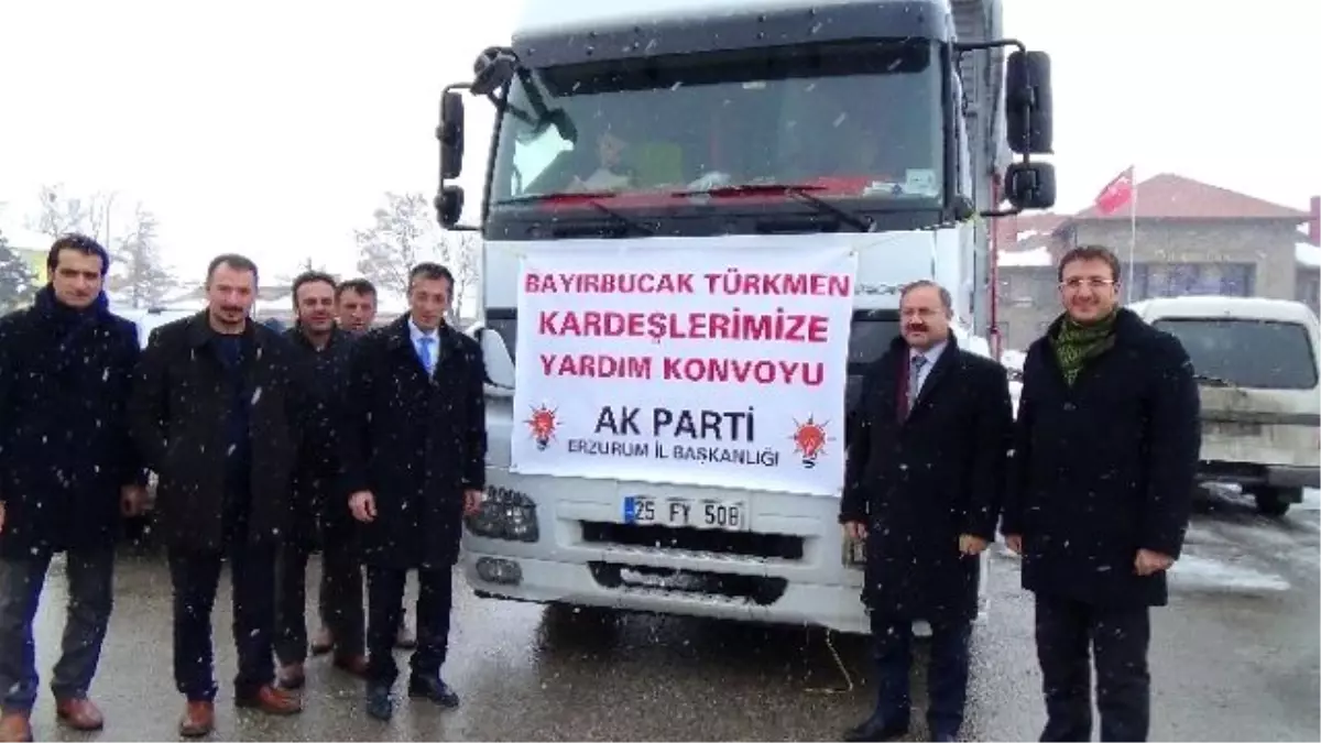 AK Parti Erzurum İl Teşkilatından Bayırbucak Türkmenlerine Yardım