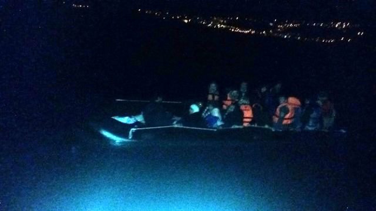 Akdeniz\'de 22 Suriyeli Kaçak Göçmen Yakalandı