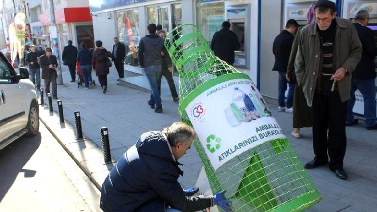 Ambalaj Atıklarına Yeni Konteynır