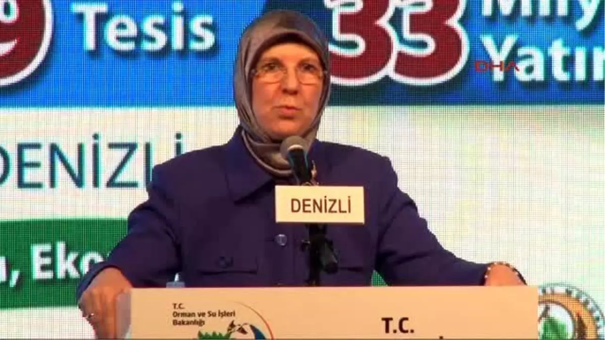 Denizli\'de Çifte Bakanlı Temel Atma ve Toplu Açılış Töreni