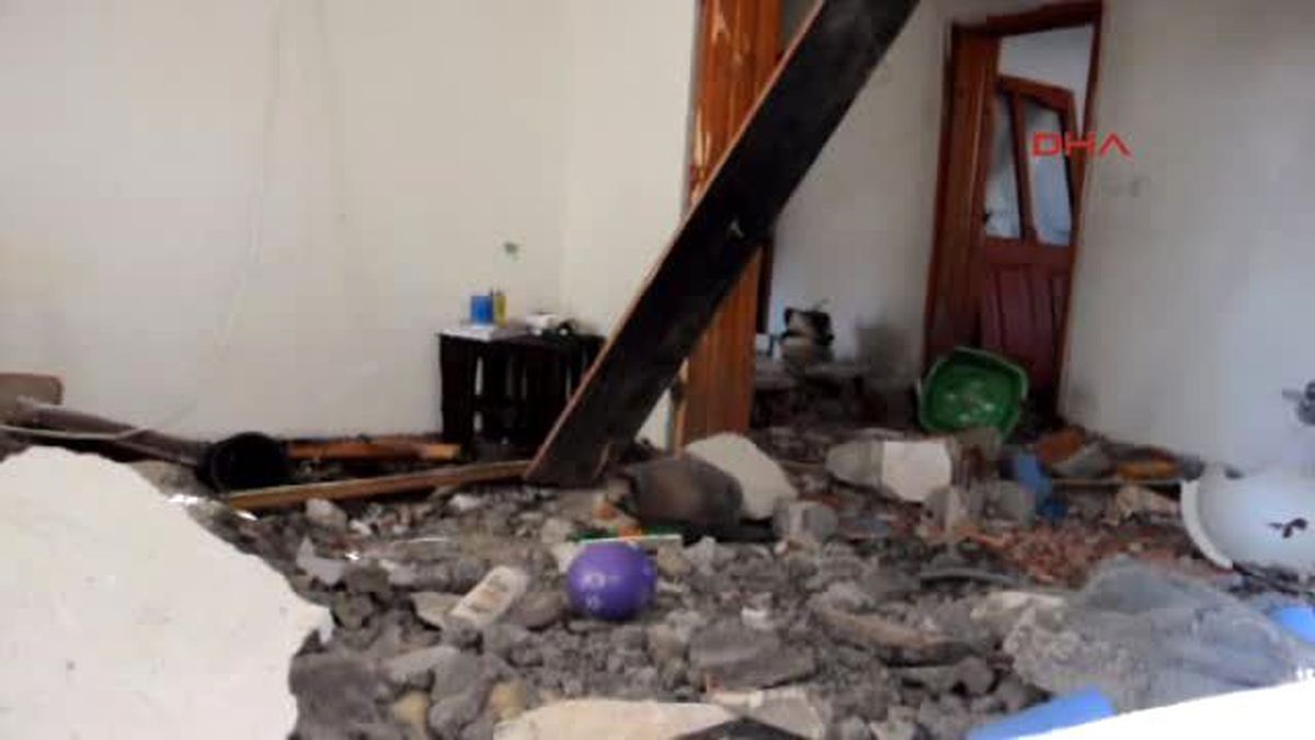 Gaziantep Banyo Kazanı Bomba Gibi Patladı, Ev Harabeye Döndü
