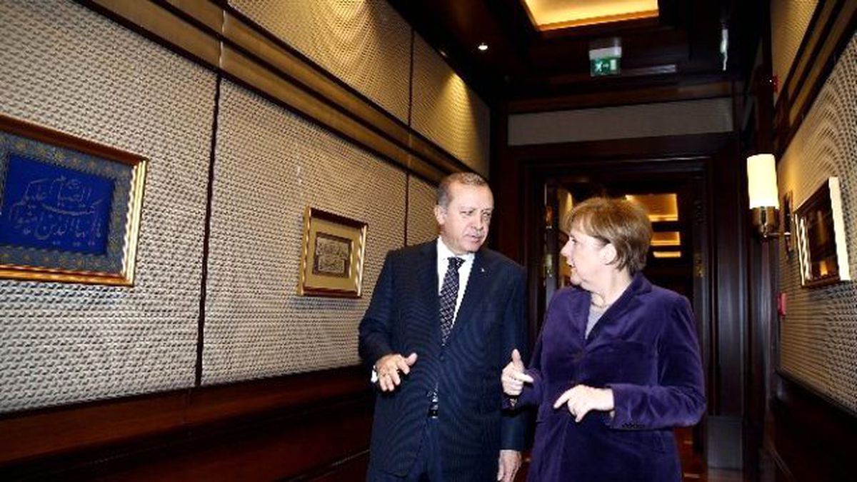 Almanya Başbakanı Merkel Beştepe\'de