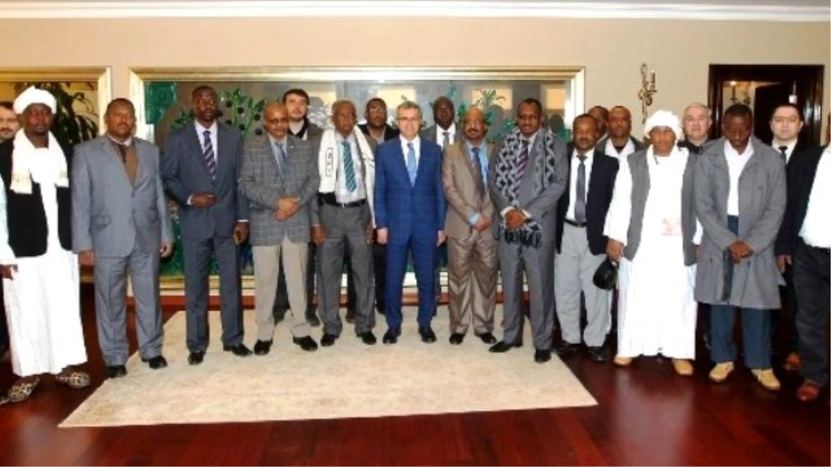 Başkan Köşker, Sudanlı Konuklarını Ağırladı