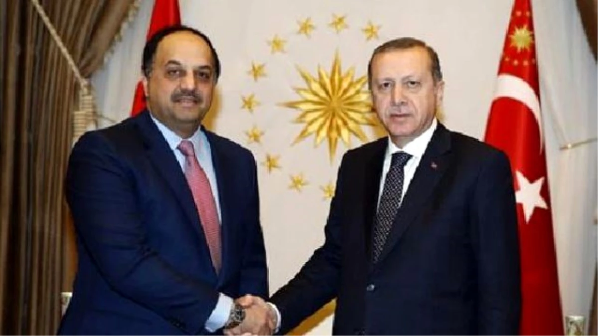 Cumhurbaşkanı Erdoğan, Katar Savunma Bakanı Al-Atiyah\'ı Kabul Etti