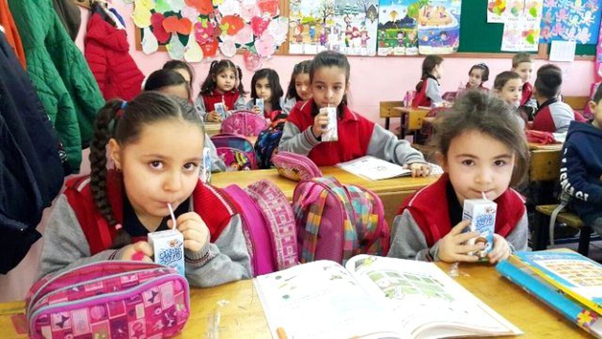 İkinci Dönem Okul Sütü Projesi ile Başladı