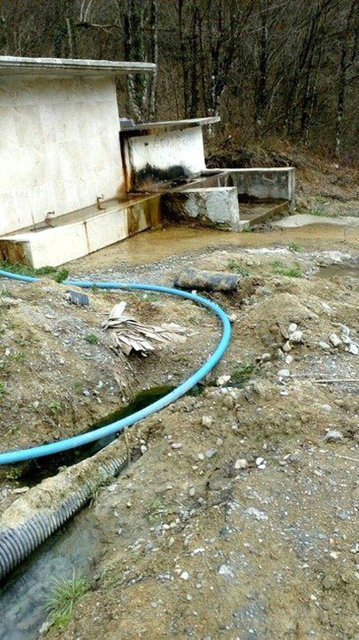 Kanalizasyon Suları Çeşmenin Önüne Akıyor