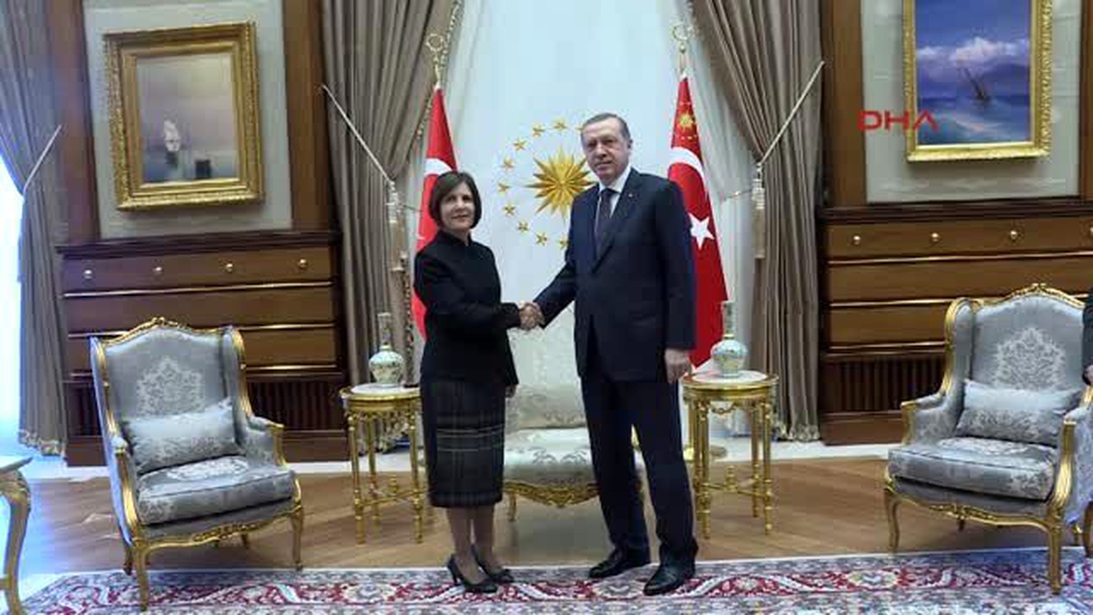 KKTC Cumhuriyet Meclisi Başkanı Siber, Cumhurbaşkanlığı Sarayı\'nda