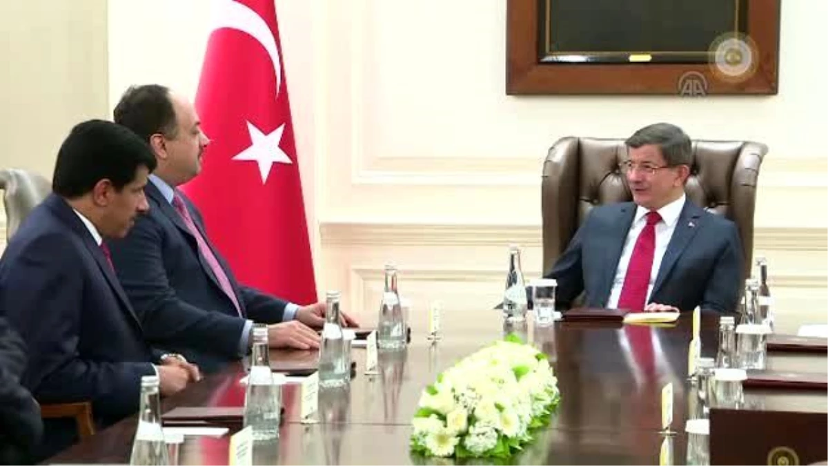 Başbakan Davutoğlu, Katar Savunma İşlerinden Sorumlu Devlet Bakanı El-Attiyah\'ı Kabul Etti