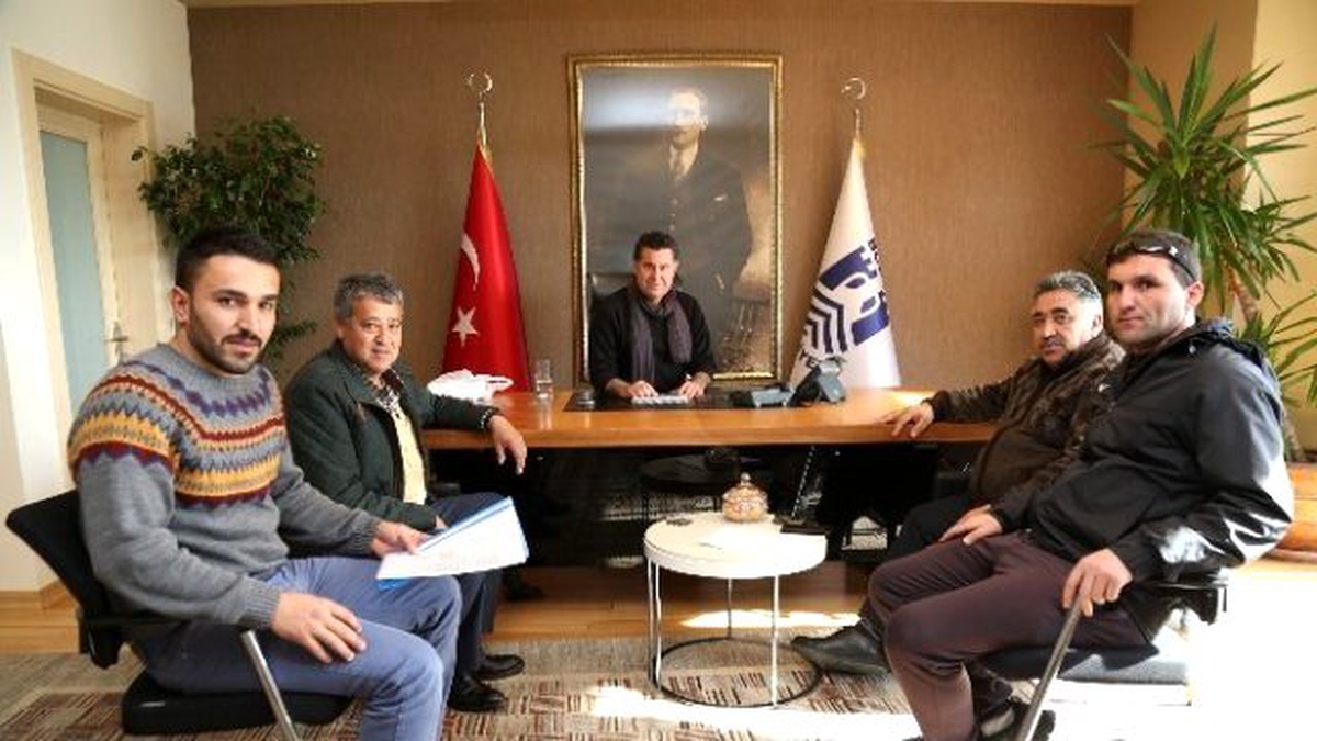 Gündoğanspor Kulübü\'nden Başkan Kocadon\'a Ziyaret