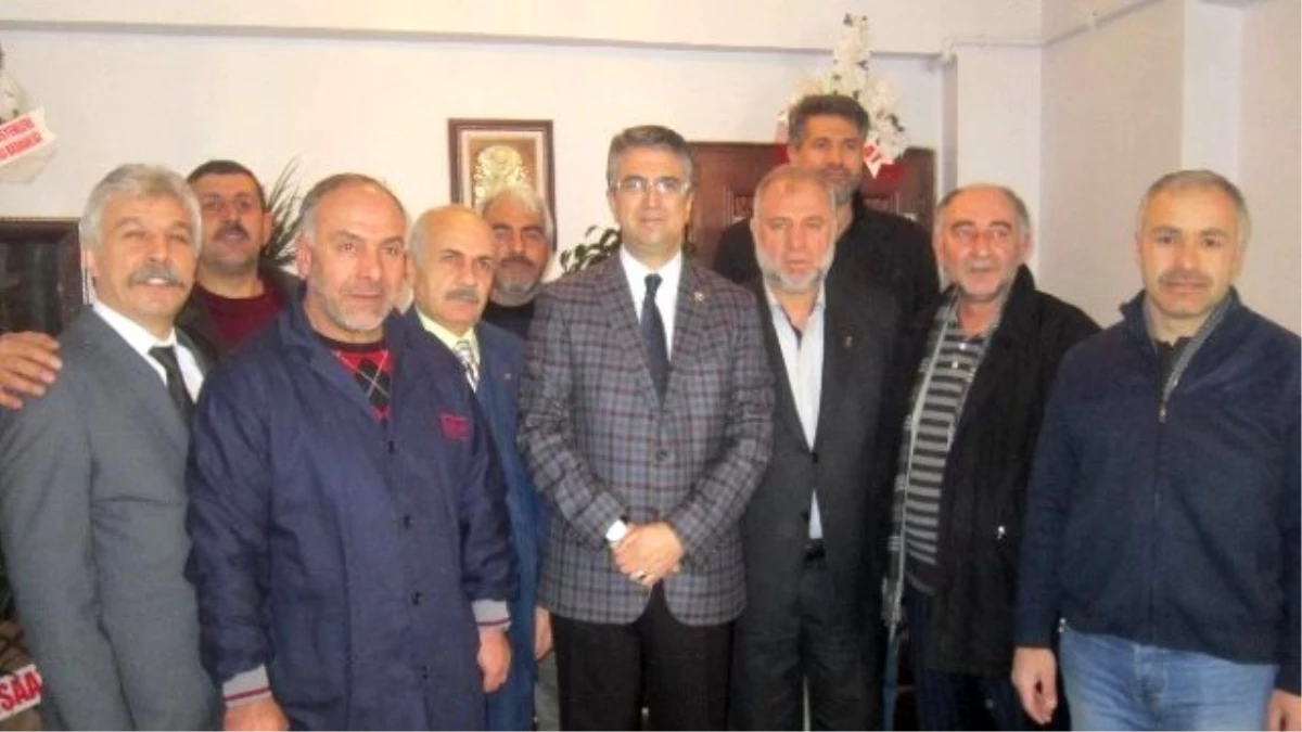 MHP Milletvekili Aydın, Yakutiye Esnaf ve Sanatkarlar Kredi ve Kefalet Kooperatifini Ziyaret Etti