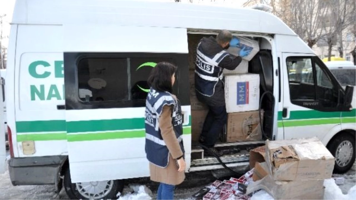 Sahte Cenaze Nakil Aracından Kaçak Sigara Çıktı