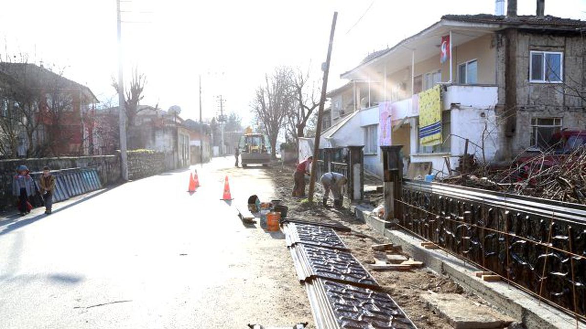 Cadde Boyunca Dekoratif Perde Duvar