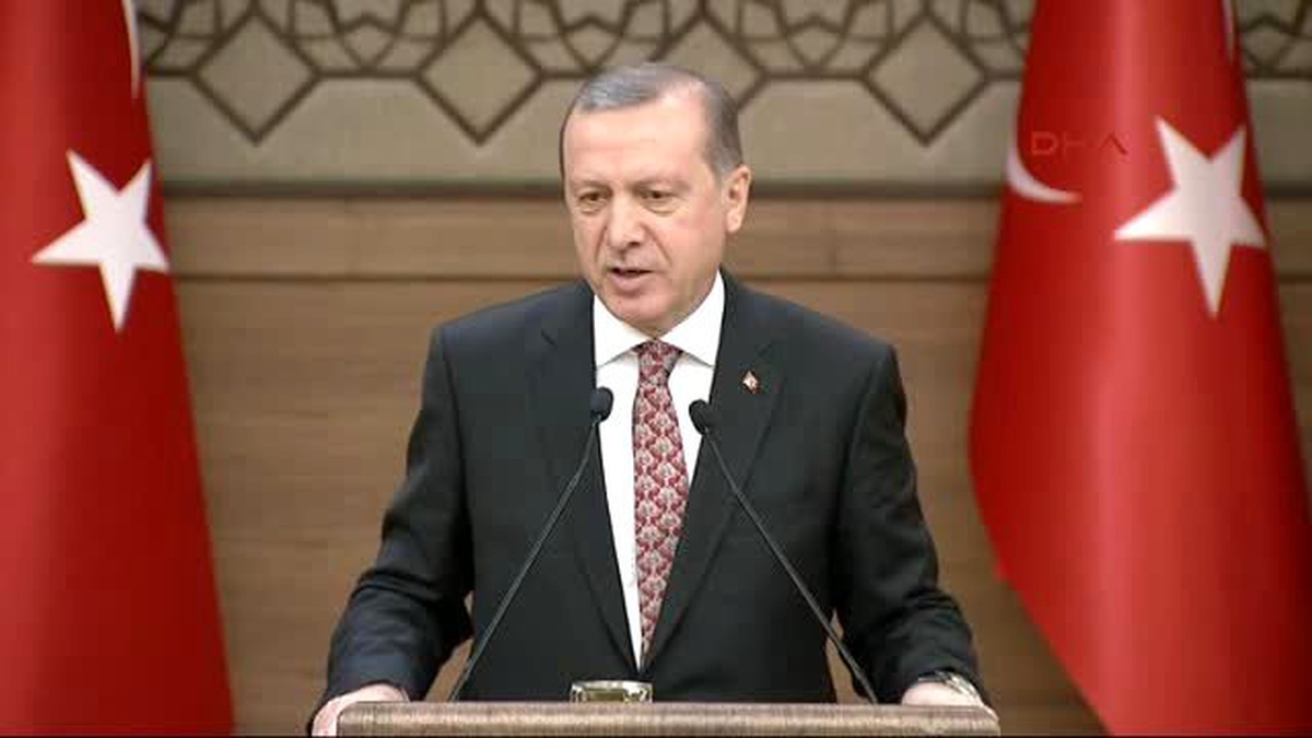 Erdoğan: Ey Amerika, Bizimle Beraber Misiniz Yoksa Bu Terör Örgütü Pyd ve Ypg\'yle mi Berabersiniz?