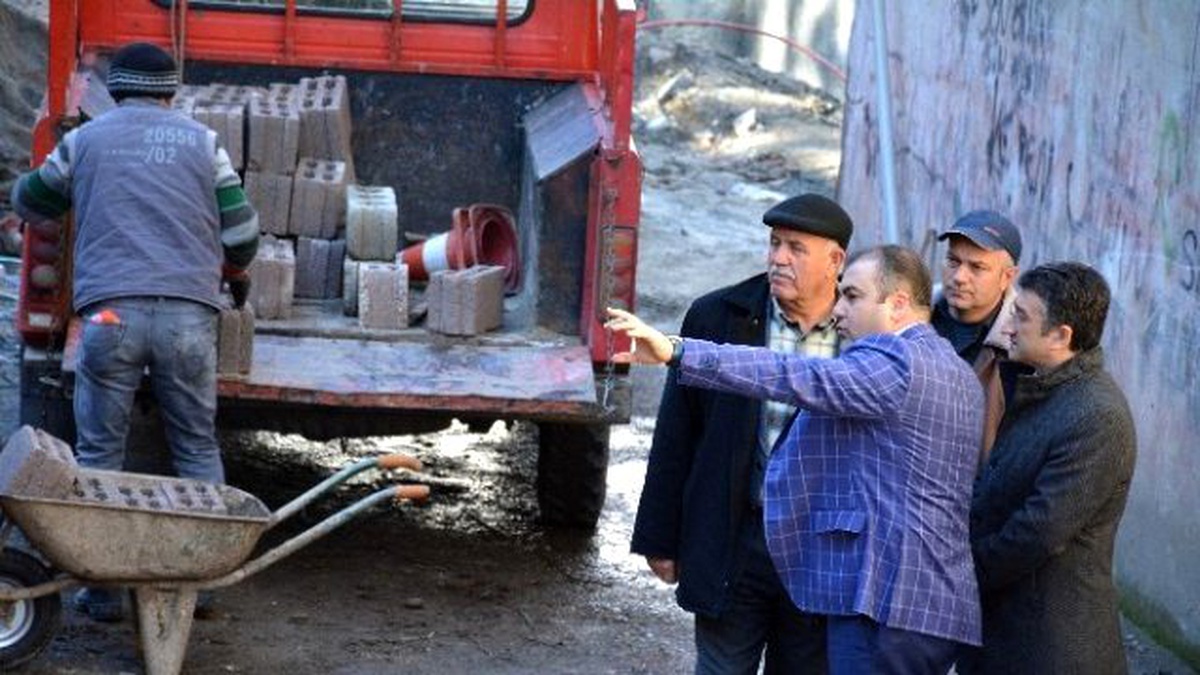 Görele Belediyesi\'nden Heyelan Riskine Karşı İstinat Duvarı
