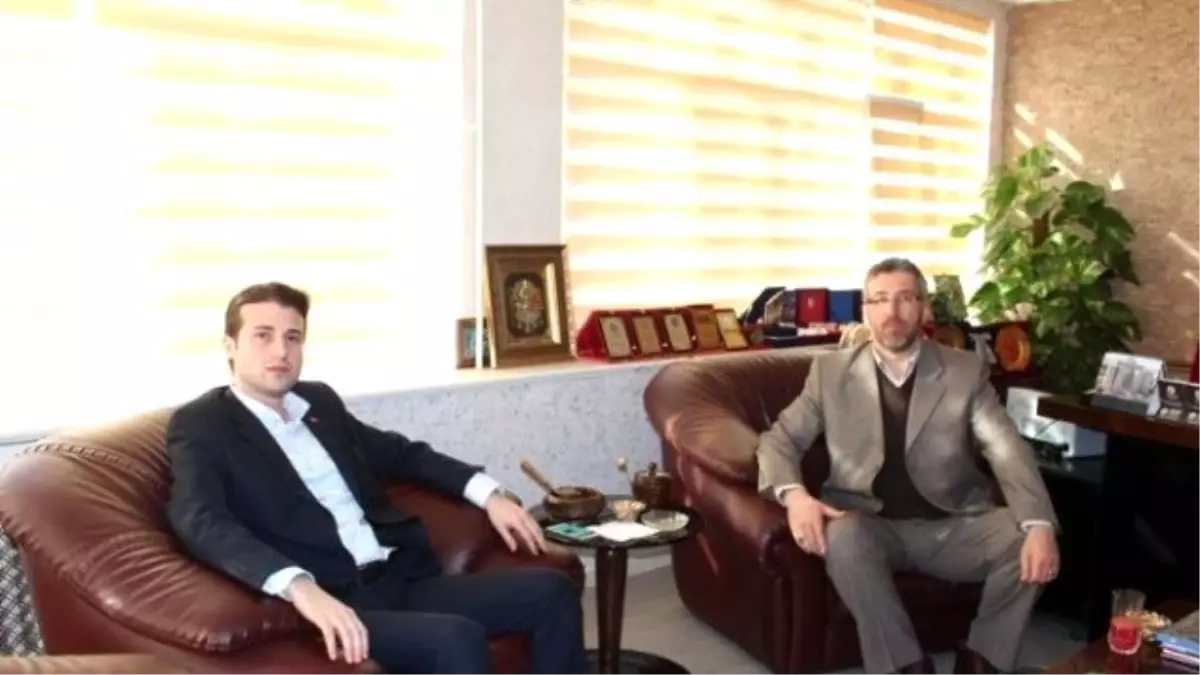 Sarıcakaya Kaymakam Vekili Cıdıroğlu'dan Başkan Güler'e Ziyaret