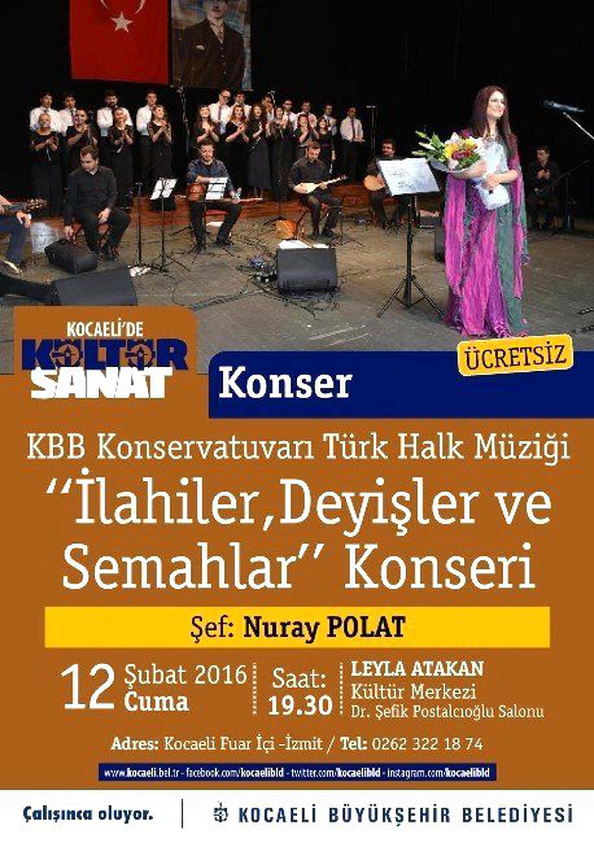 Büyükşehir Konservatuarı\'ndan İlahiler, Deyişler ve Semahlar Konseri